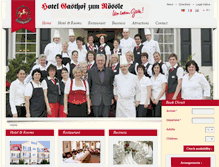 Tablet Screenshot of hotel-zum-roessle.de